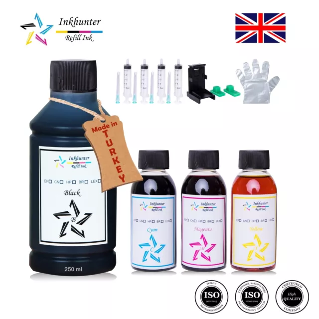 100-550 ml High Quality Printer ink Refill Kit for HP 301 HP 301XL Cartridges