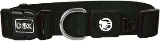 DDOXX Nylon Dog Collar - Strong and Adjustable Collars Dogs - S Black