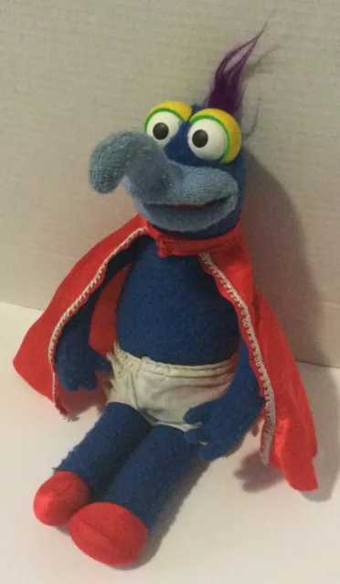 Vintage THE GREAT GONZO Plush 1981 Fisher Price Muppets Stuffed Jim Henson