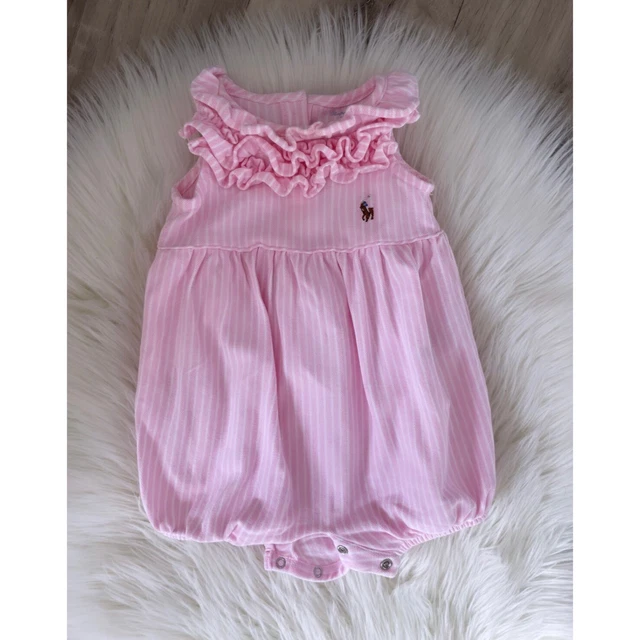 Ralph Lauren Baby Girls Romper Shortie Outfit Size 3M 0-3 Months Designer