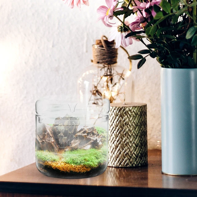 Set 3 Pezzi Micro Paesaggio: Tavolo E 2 Sedie In Miniatura - Ornamenti In Resina Per Giardino Fai Da Te