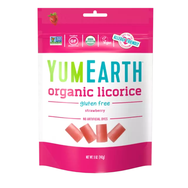 YumEarth - Organic Licorice - Strawberry (142g) (EXPIRES 5/24)
