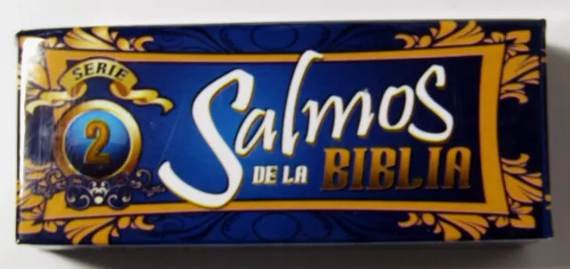 Caja de tarjetas con versículos de Salmos de la Biblia