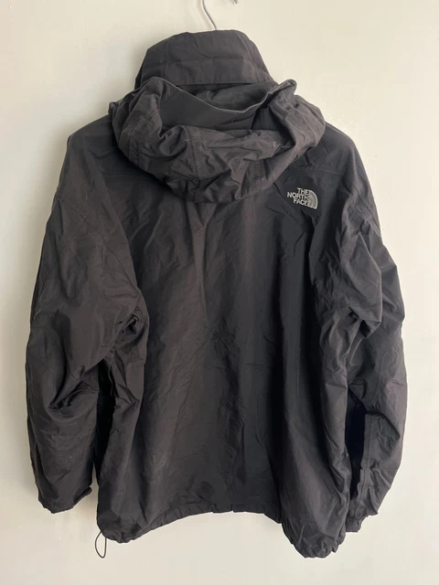 Giacca Cappotto North Face Uomo Large/Extra Large L/XL Hyvent Impermeabile Nero #2 6