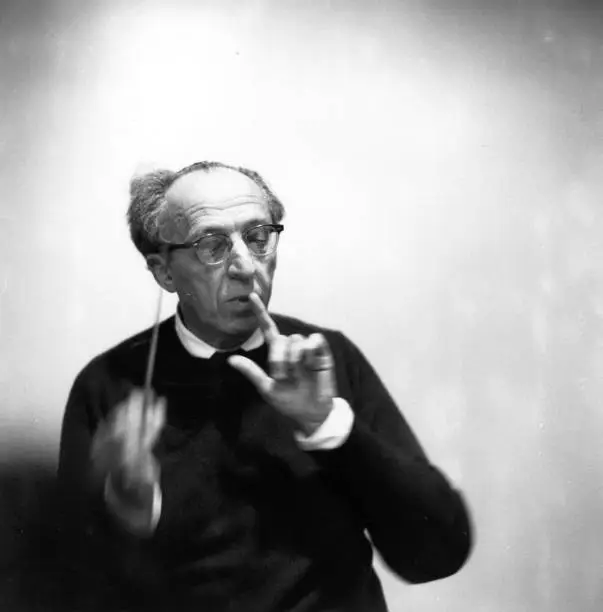American Composer Aaron Copland 1962 OLD PHOTO