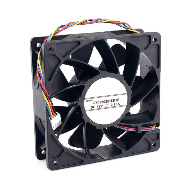 Ventilateur de refroidissement silencieux 120 mm 12038 parfait pour un échappem