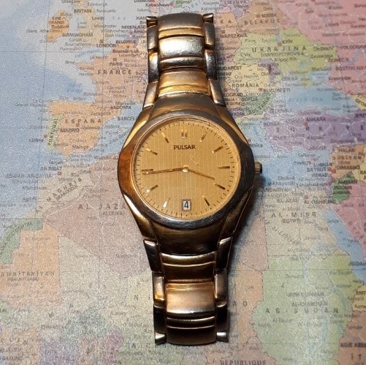 Montre Vintage Pulsar Pour Femme - Mouvement Quartz électronique - Belle Montre Bracelet En Très Bon état