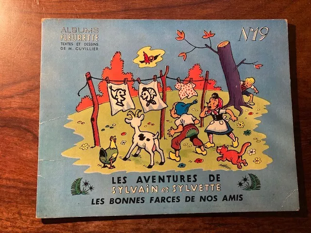 Albums Fleurette/Sylvain Et Sylvette N°19/Les Bonnes Farces De Nos Amis 1956 Eo