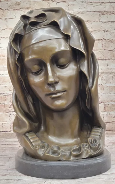 Collector`s Edition: Michelangelo Bronze Sculpture - Madonna Della Pieta Decor