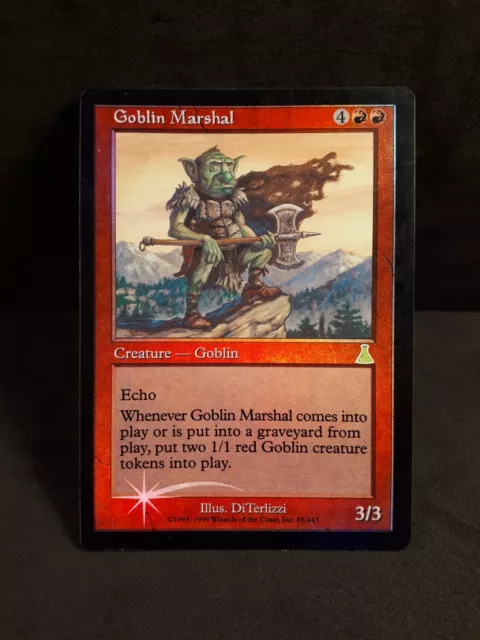 Goblin Marshal FOIL EX OLD BORDER - Urza's Destiny - Magic the Gathering MTG