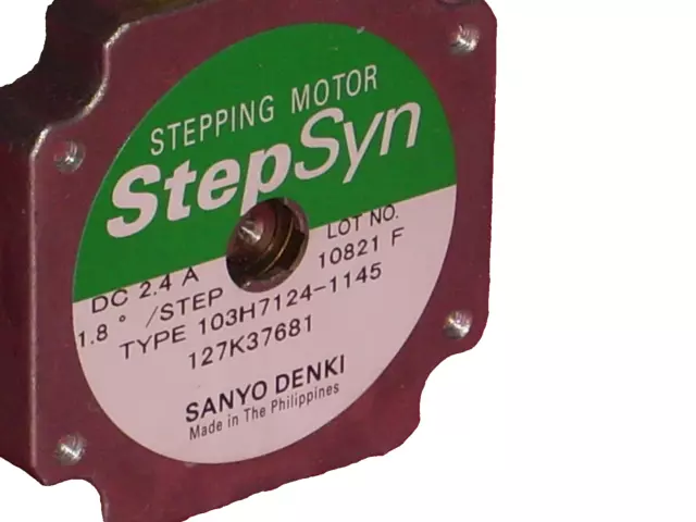 Sanyo Denki Stepping Motor Step Syn 127K37681 103H7124-1145