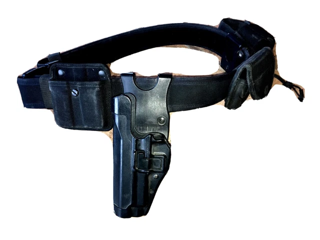 Gun Holster Blackhawk Serpa Level 3 Auto, Police Duty, Military Belt Rig 5 pc