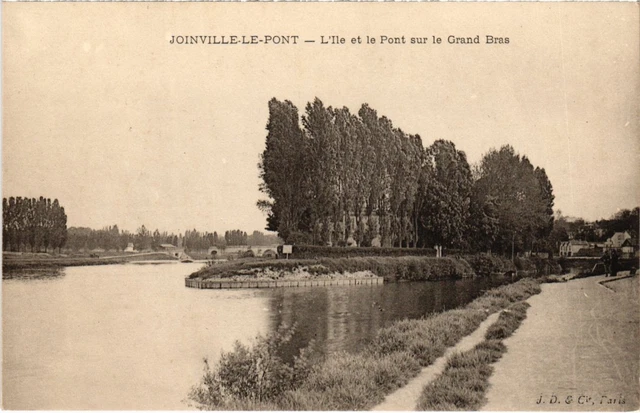 CPA Joinville l'Ile et le Pont sur le Grand Bras (1347936)