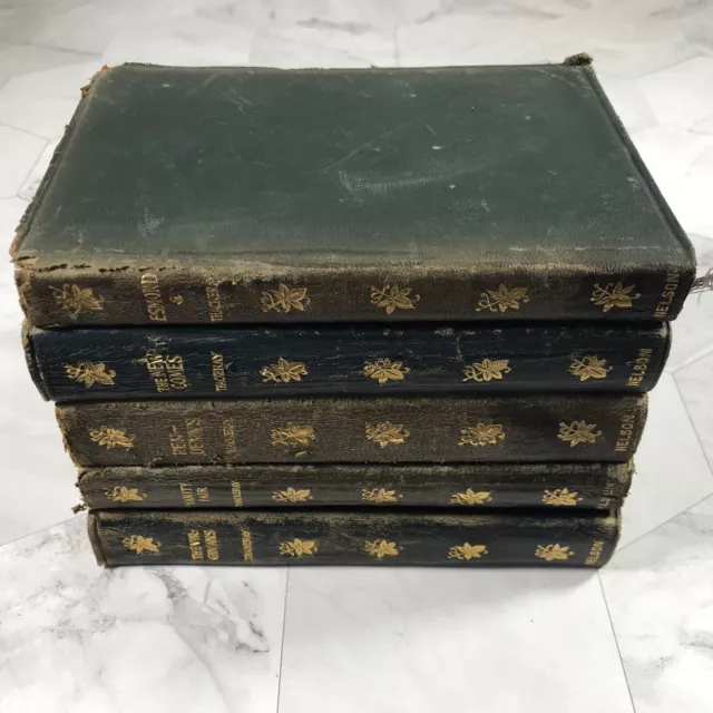 Works De Thackeray Ensemble Neuf Siècle Library Vanity Fair L Virginians Etc Vtg