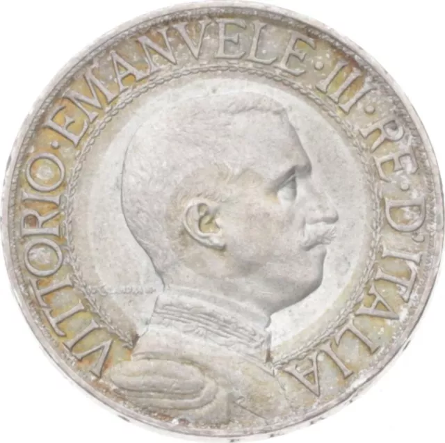 Italien - 2 Lire 1908 - Vittorio Emanuele III., 1900-1946