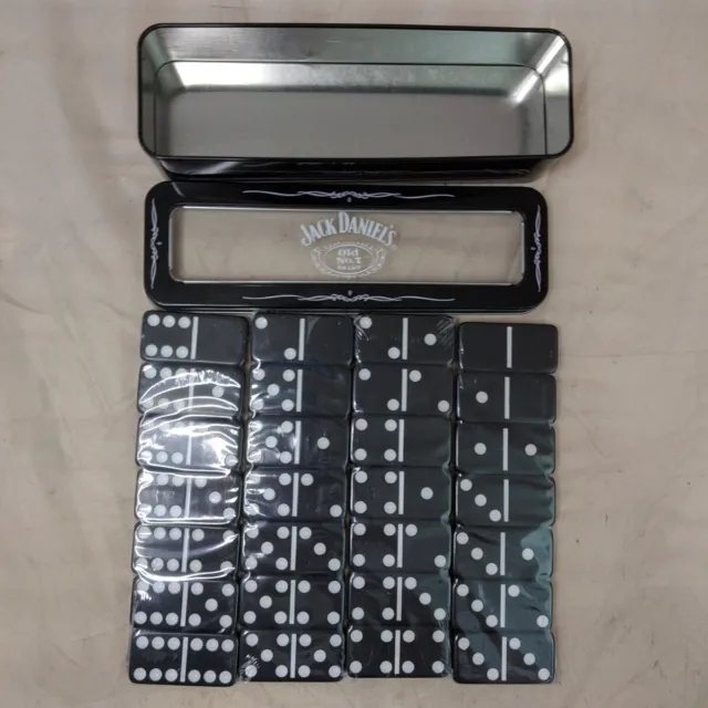 Jack Daniel's Old No.7 Brand Dominos In Collectors Tin Full Set