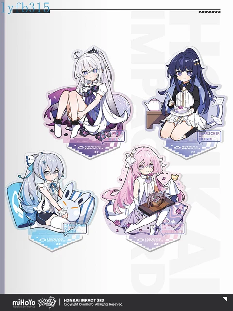 Anime Official Honkai Impact 3rd Cute Acrylic Stand Figure Desk Decor Gift