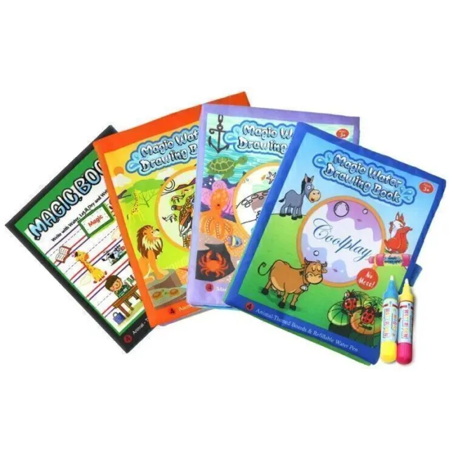 Kinder Malbuch Malen mit Wasser wie Aqua Doodle Magic Book Malmatte Matte Stift