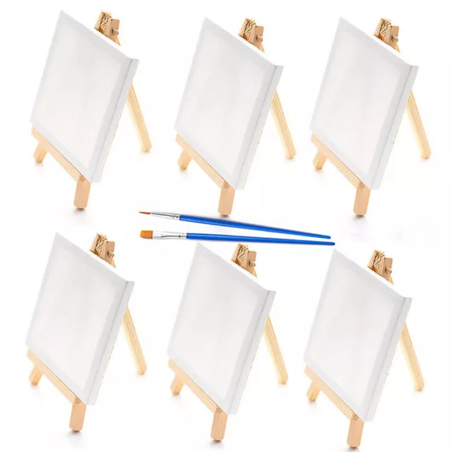 With Canvas STABLE TRIPOD Tabletop Drawing Wooden Small Easels Wedding Office