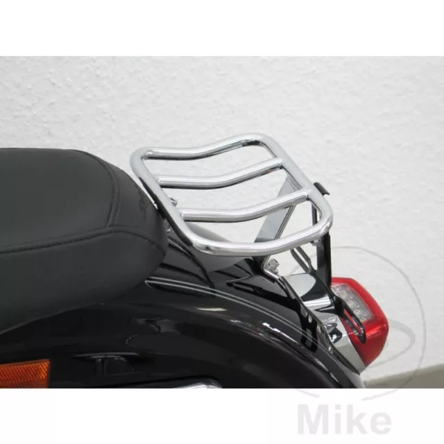 Porte-bagages arrière chromé pour Harley Davidson XL 1200 Sportster Custom C # 1
