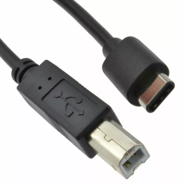 USB C Type Male Plug to B Type Printer Male Plug Cable 1m/2m/3m
