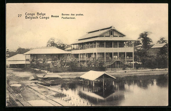 CPA Boma, Postkantoor, Entier postal 1914