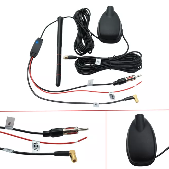 DAB Autoantenne + FM + GPS DACHANTENNE Universal DAB+ Autoantenne KFZ Antenne