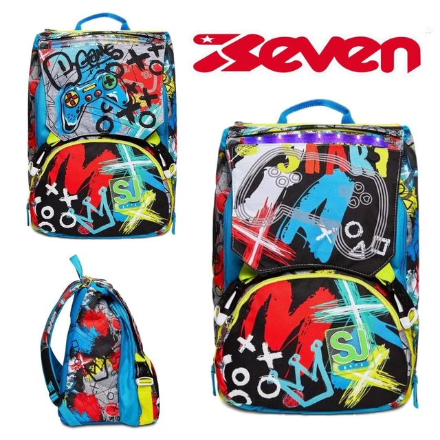 Zaino Scuola Sdoppiabile Big SJ Gang by Seven® - Glitzled Boy