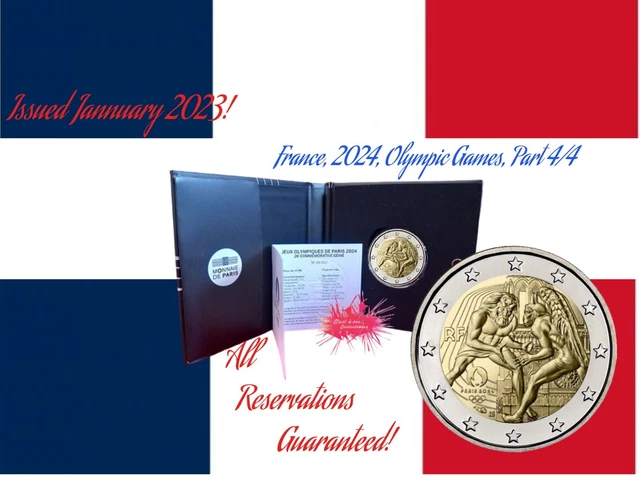 FRANCE, 2024, PARIS 2024 Olympique Games, 2 euros coin Proof BE