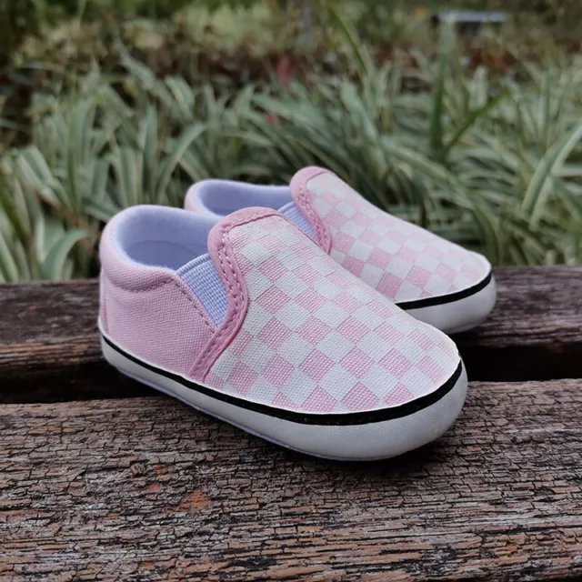 Newborn Baby Girl Pink Pram Shoes Infant Casual Shoes Toddler PreWalker Trainers