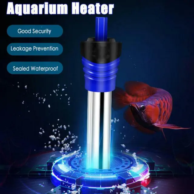 Adjustable Heater 50W - 200W Aquarium Fish Tank Submersible Auto Thermostat🔥