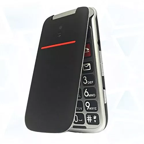 uleway 3G Téléphone Portable Senior Clapet Débloqué avec Grandes To