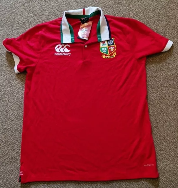 BRITISH & IRISH LIONS RUGBY UNION JERSEY by CANTERBURY *BNWT*- SIZE SMALL