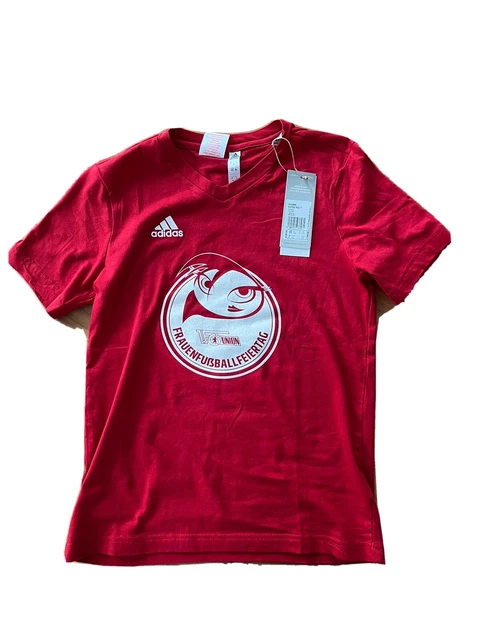 1. FC Union Frauenfußballfeiertag adidas Entrada 22 T-Shirt Kinder - rot Gr. 152