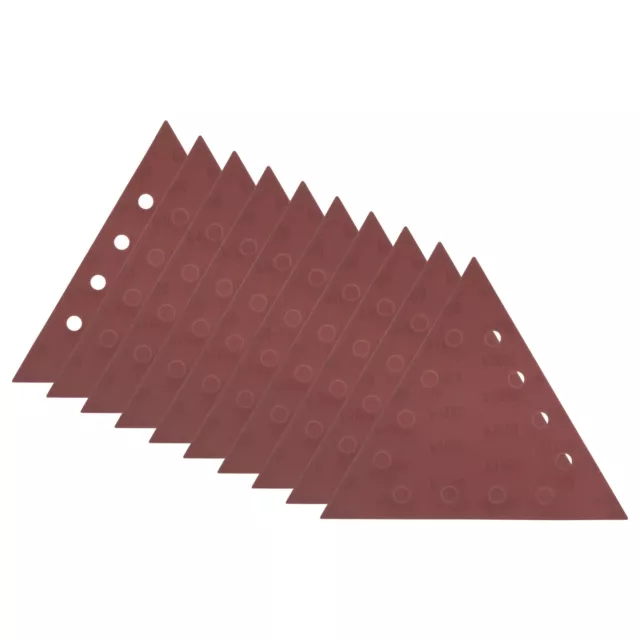 10 Piezas de Papel de Lija de 1000 Granos, Almohadilla de Lijado Triangular