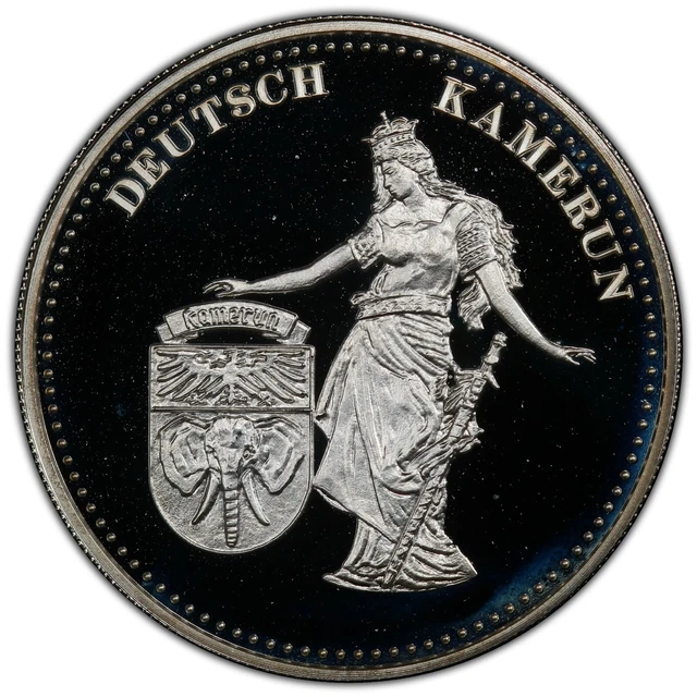 1999 Palau Silver 5$ German Kamerun (Cameroon) PCGS PR68DCAM Germania RGUTH058