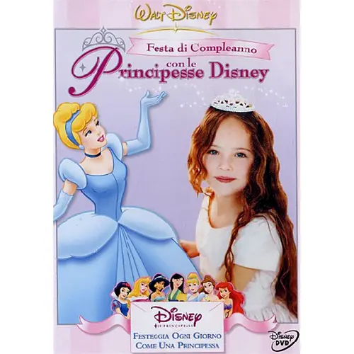 FESTA DI COMPLEANNO Con Le Principesse Disney Dvd Nuovo