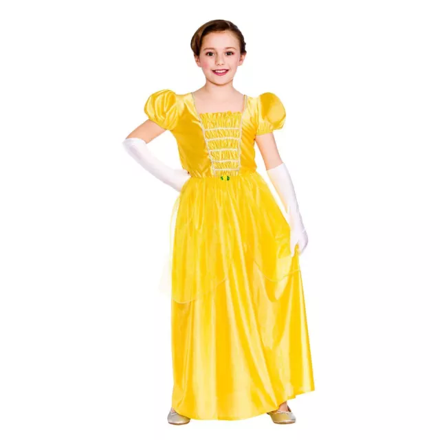 Costume Abito Bambino BELLISSIMA PRINCIPESSA Ragazze Belle Book Settimana Età 3-10