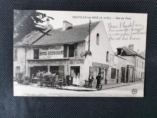 CPA 95 NEUVILLE-SUR-OISE - Rue du Pont