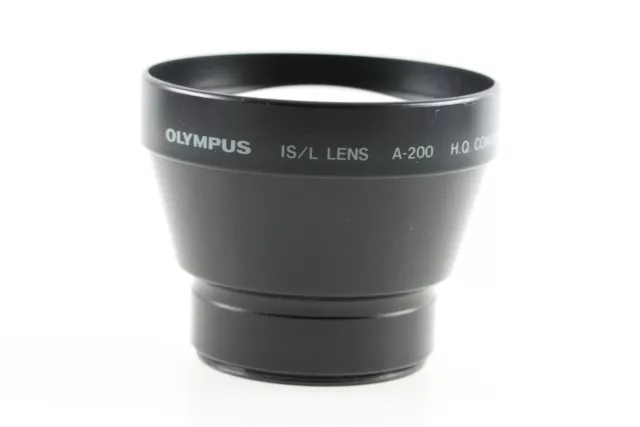 Olympus Is/L Lente A-200 A200A 200H. Q. Convertidor 1.5x 1.5X Gran Angular Gran