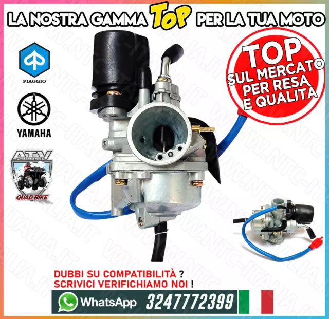 Carburatore 19mm  Piaggio ZIP 50 70 90 YAMAHA JOG50 2T e tanti altri SPED.24/48