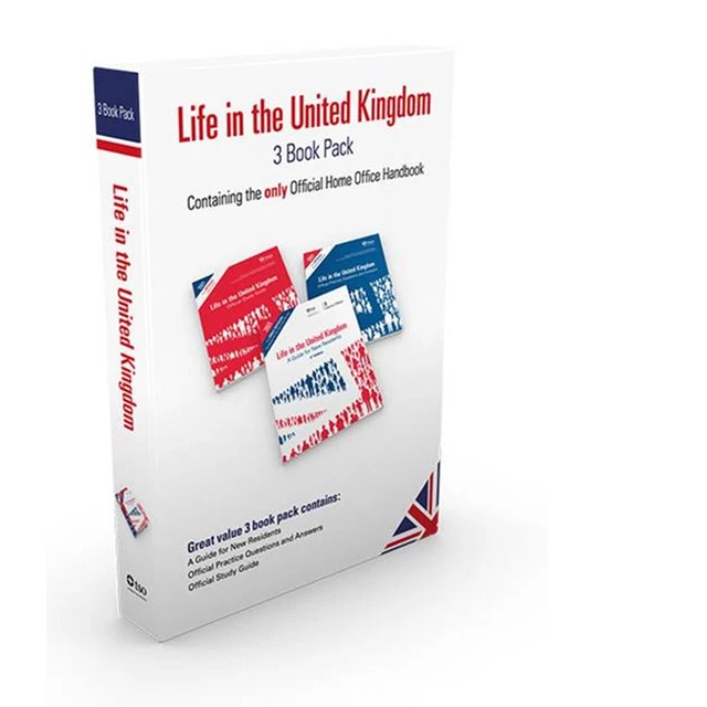 LIFE IN THE uk 2023 the british citizenship test 3 books collection set