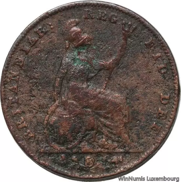 F5922 United Kingdom Farthing Victoria 1843 -> Make offer