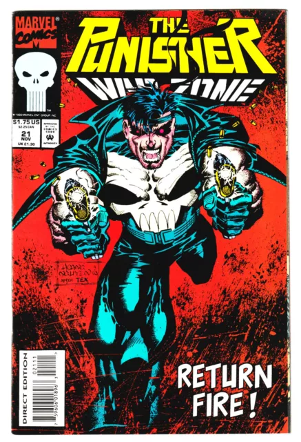 PUNISHER War Zone #21 Marvel Comics Book NM 1993 Never Read Comic
