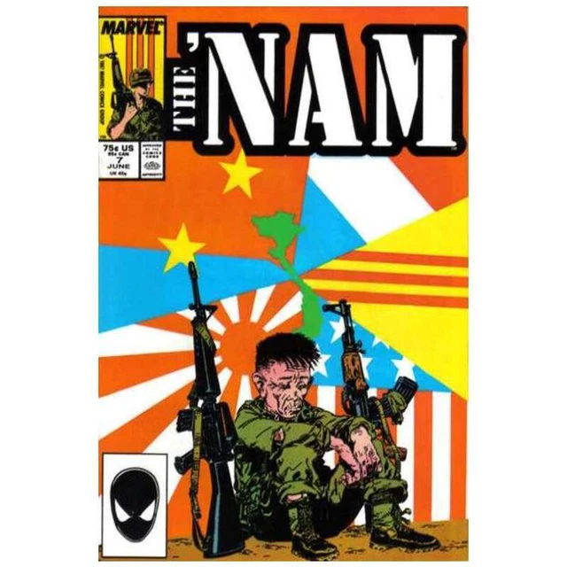 Nam (1986 series) #7 in Very Fine + condition. Marvel comics [u`