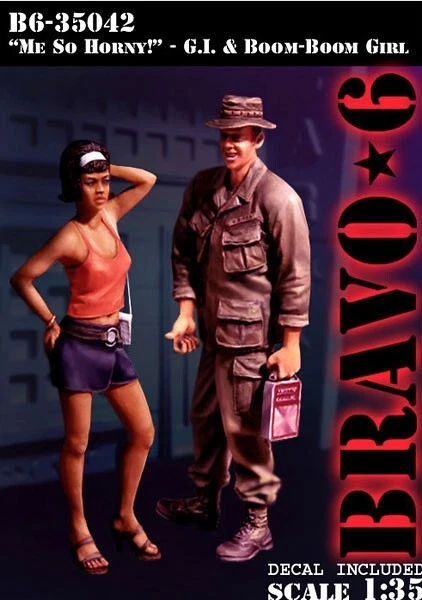 Bravo B6-35042 1/35 Gi And Mr. Boom Vietnam Body Set