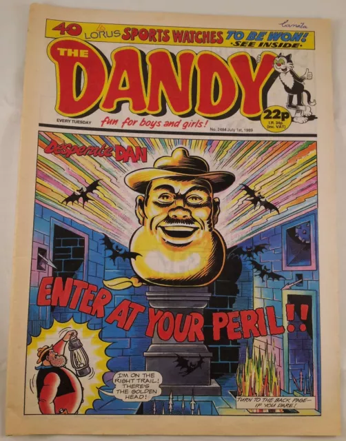 The Dandy : July 1st 1989 : Vintage UK Comic book