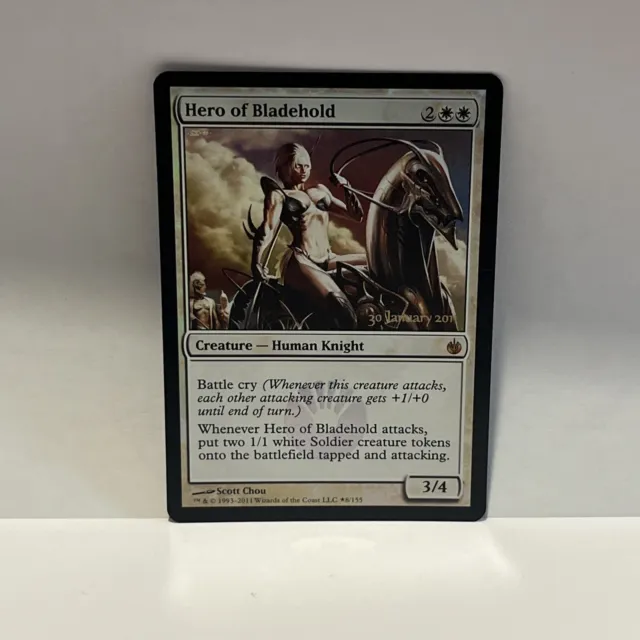 MTG Hero of Bladehold Pre-Release & Release Promos 8/155 Foil Promo