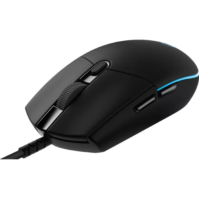 Logitech Gaming G PRO, Gaming-Maus, optisch, 16000dpi, USB, 6 Tasten, schwarz