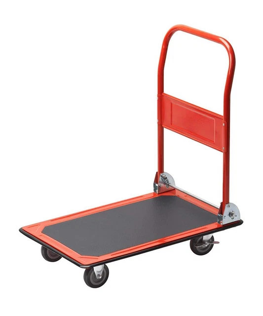 Meister 8985400 carrello piattaforma carrello pieghevole pieghevole fino a 150 kg ausilio al trasporto